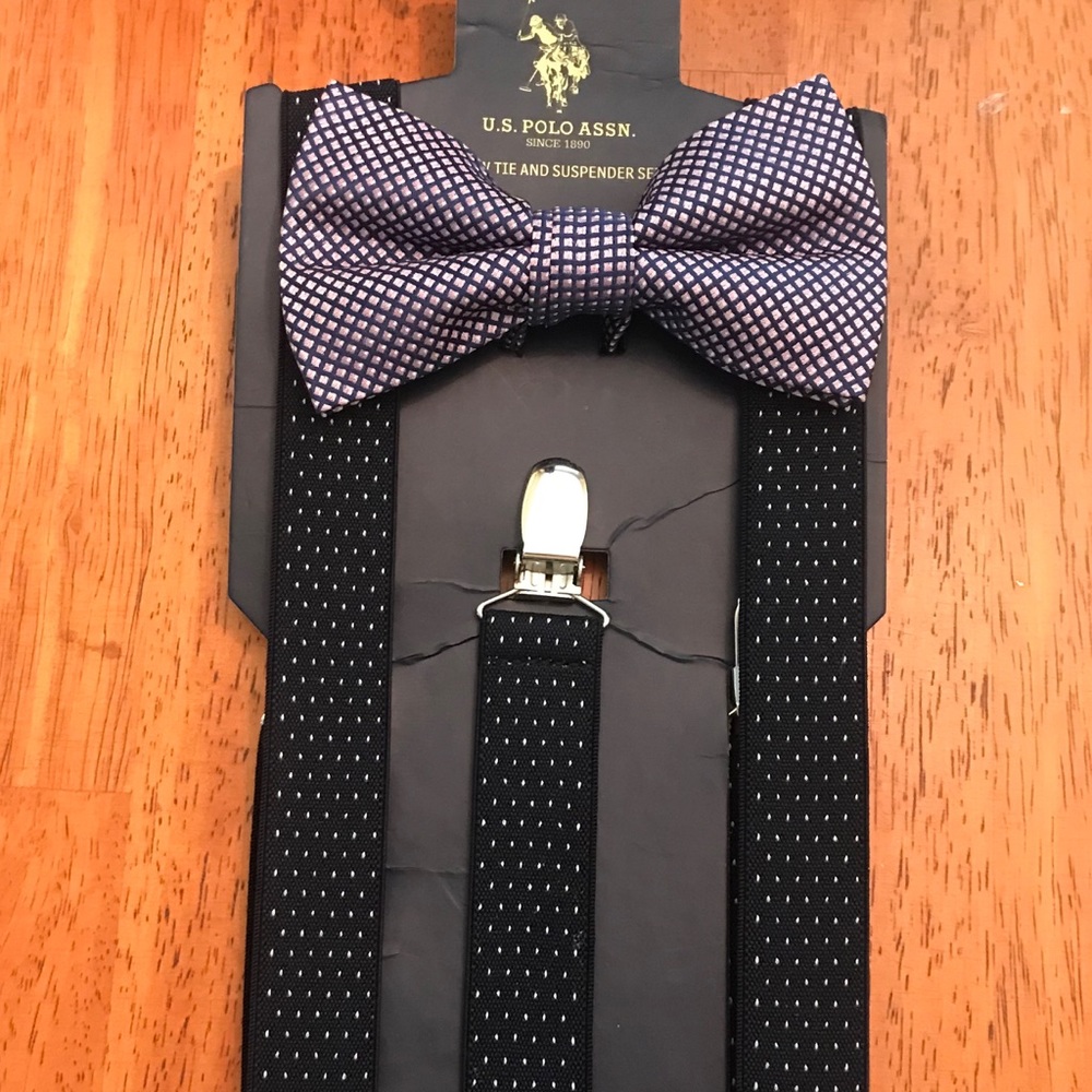 Polo Suspenders and Bow Tie